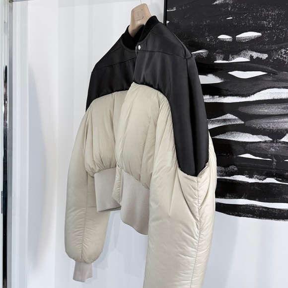 Rick Owens Black and Pearl Puffer Jacket - Picture 4 of 6